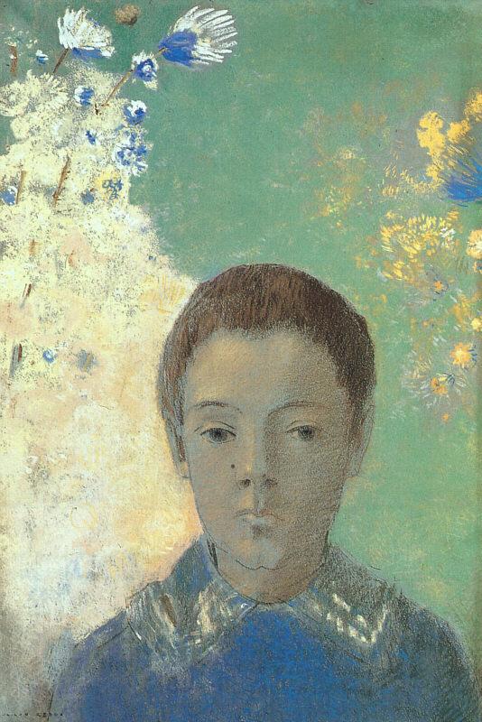 Odilon Redon Portrait of Ari Redon oil painting picture